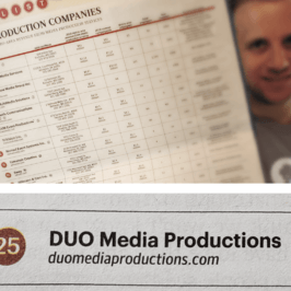 We’re A Top 25 Media Production Company!